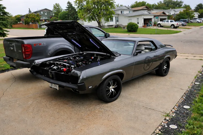 1968 Mercury Cougar build by Midnight Tire & Wheel