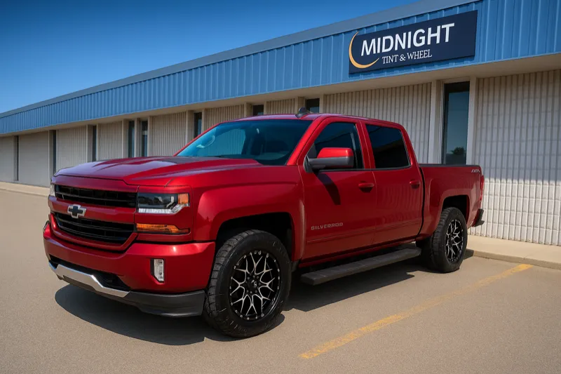 2018 Chevrolet Silverado 1500 build by Midnight Tire & Wheel